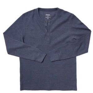 Rhone Navy Long Sleeve Henley